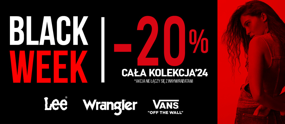 Wrangler i Lee - wyprzedaż