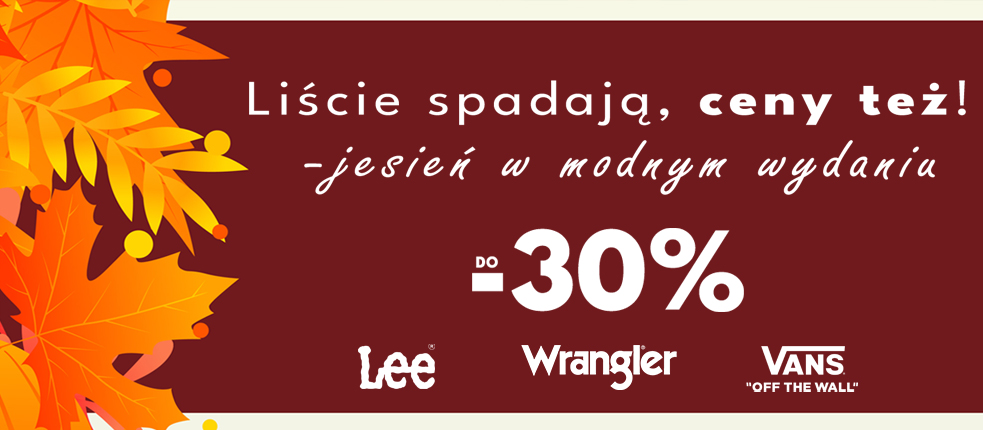 Liście spadają, ceny też!