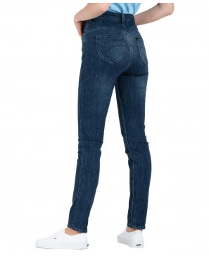 Jeansy Lee Scarlett Super High 112106492 L30LETLS Blue Lux