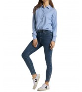 Jeansy Lee Scarlett High Zip 112107039 L31BNCXY Mid Ely