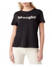 T-shirt Wrangler REGULAR TEE 112146410 W7N4GHXV6 Faded Black