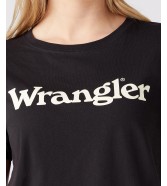 T-shirt Wrangler REGULAR TEE 112146410 W7N4GHXV6 Faded Black