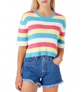 Sweter Wrangler RAINBOW KNIT 112146494 W8Q0RPXAZ Maui Blue