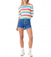 Sweter Wrangler RAINBOW KNIT 112146494 W8Q0RPXAZ Maui Blue