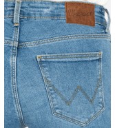 Jeansy Wrangler Skinny 112319136 W28KKRP21 Mambo Blue