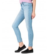 Jeansy Wrangler Skinny 112319165 W28K47Z14 White Noise