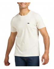 T-shirt Lee POCKET TEE 112320042 L63JFQNQ Ecru