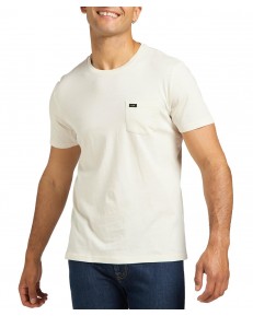 T-shirt Lee POCKET TEE 112320042 L63JFQNQ Ecru