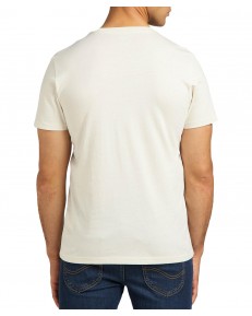 T-shirt Lee POCKET TEE 112320042 L63JFQNQ Ecru