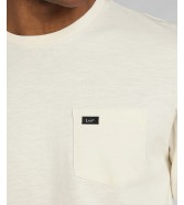 Koszulka Lee LS POCKET TEE 112320067 Ecru