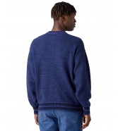 Sweter Wrangler VARSITY KNIT 112321411 W8C7PEB51 Blue Ribbon