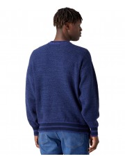 Sweter Wrangler VARSITY KNIT 112321411 W8C7PEB51 Blue Ribbon