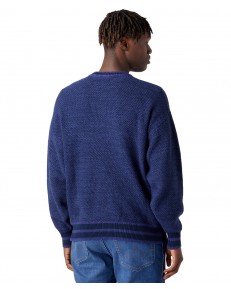 Sweter Wrangler VARSITY KNIT 112321411 W8C7PEB51 Blue Ribbon