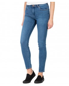 Jeansy Wrangler Skinny 112322683 W28KAEX11 Daydream