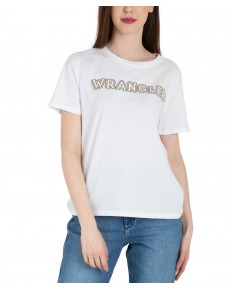 T-shirt Wrangler LOGO TEE 112328923 W7XFD3989 White