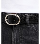 Pasek Lee WIDE LEATHER BELT 112331154 LP615001 Black