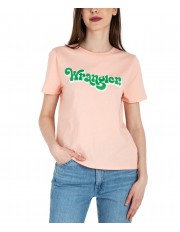 T-shirt Wrangler REGULAR TEE 112332001 W7N4D3P60 Peach Melba