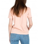 T-shirt Wrangler REGULAR TEE 112332001 W7N4D3P60 Peach Melba