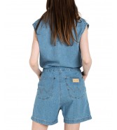 Kombinezon Wrangler PLAYSUIT 112332068 W9N2LL49E Worn Indigo