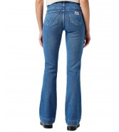 Jeansy Wrangler Flare 112332419 Raven