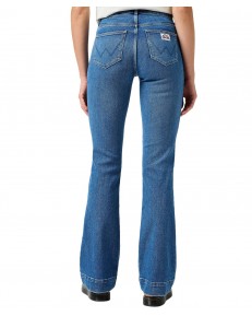 Jeansy Wrangler Flare 112332419 Raven