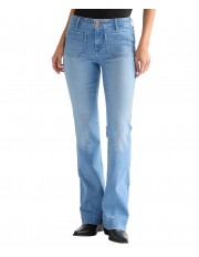 Jeansy Wrangler Flare 112332420 Hazel