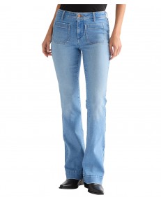 Jeansy Wrangler Flare 112332420 Hazel
