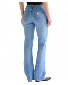 Jeansy Wrangler Flare 112332420 Hazel