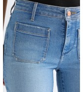 Jeansy Wrangler Flare 112332420 Hazel