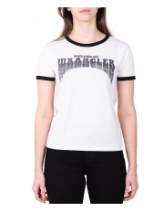 T-shirt Wrangler RINGER TEE 112339704 W7N0D3W02 Worn White