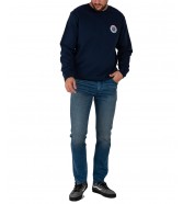 Bluza Wrangler LOGO CREW SWEAT 112341214 W6L7IQ114 Navy