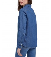 Koszula Lee WESTERN SHIRT 112341263 LQ43PGB10 Mid Blues
