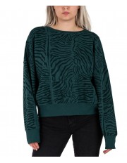 Bluza Wrangler SUPER RELAXED SWEAT 112342753 W6S0IQG61 Dark Matcha