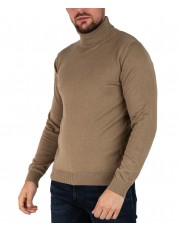 Golf Wrangler ROLL NECK KNIT 112343113 W8D42PM24 Lead Grey