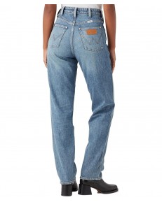 Jeansy Wrangler Mom Straight 112343582 W27M38479 Tainted Wash