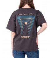 T-shirt Wrangler GIRLFRIEND TEE 112343662 W7R9EEM38 Magnet