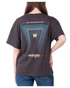 T-shirt Wrangler GIRLFRIEND TEE 112343662 W7R9EEM38 Magnet