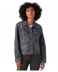 Katana Wrangler REGULAR HERITAGE JACKET 112343713 W4U0NR465 Washed Black