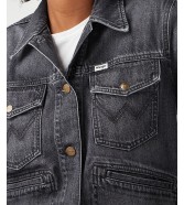 Katana Wrangler REGULAR HERITAGE JACKET 112343713 W4U0NR465 Washed Black