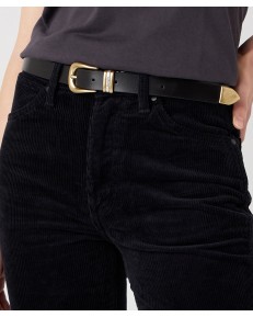 Pasek Wrangler TRIPLE LOOP BELT 112344038 W0NEUS100 Black