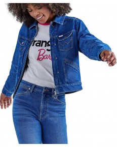 Katana Wrangler x BARBIE JEN JACKET 112346210 WR7VARX05 Wrangler Blue