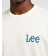 T-shirt Lee MEDIUM WOBBLY 112349079 Ecru