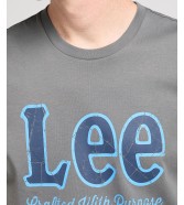T-shirt Lee BIG LOGO TEE 112349541 Grey Mele