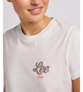 T-shirt Lee SMALL LOGO TEE 112350196 Ecru