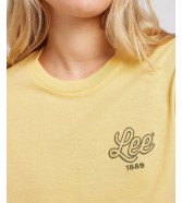 T-shirt Lee SMALL LOGO TEE  112350197 Vermeil