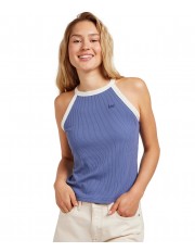 Koszulka Lee CROPPED HALTER TOP 112350228 Surf Blue