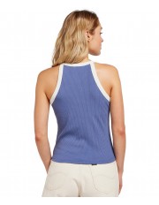 Koszulka Lee CROPPED HALTER TOP 112350228 Surf Blue