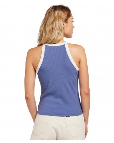 Koszulka Lee CROPPED HALTER TOP 112350228 Surf Blue