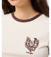 T-shirt Wrangler REGULAR TEE 112350304 Vintage White