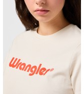 T-shirt Wrangler REGULAR TEE 112350305 Vintage White